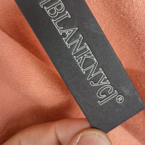 NWT Blank NYC Power Hour Cotton Sweatpant in Acid Wash Peach Size Small - Picture 7 of 8